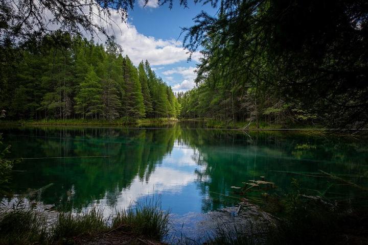 The clear emerald pool of Kitch-iti-kipi