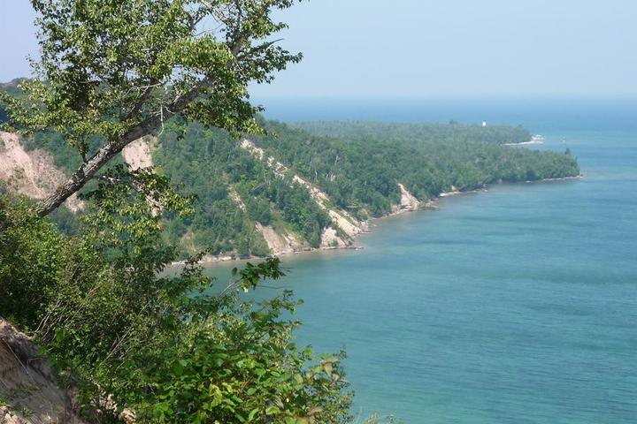 Lake Superior shoreline seen from the Log Slide